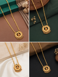 FANCHY GOLDAN PLATED SPRING SER MANGALSUTRA FOR WUMAN