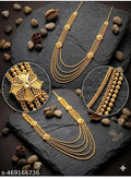 Women JewelleryNecklaces & ChainsGold-Plated Mala Necklace